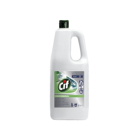 1 - DETERGENTE CIF GEL CON CANDEGGINA PROFESSIONAL 2L 101103287 Detergente in crema per bagni e cucine