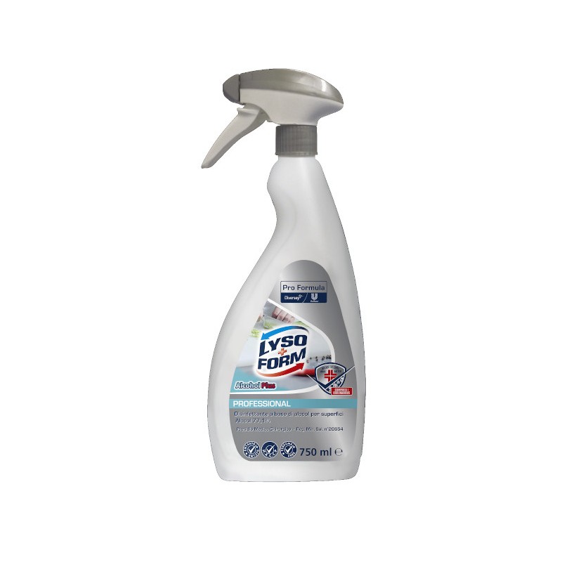 Lysoform Alcohol Plus Professional disinfettante spray a base di alcol, flacone 750 ml – 101104845