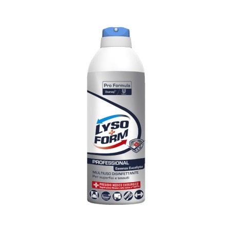 1 - DETERGENTE LYSOFORM DISINFETTANTE MULTIUSO SPRAY 400ml 101107301. Presidio Medico Chirurgico N.18974 Eccellenti risultati di