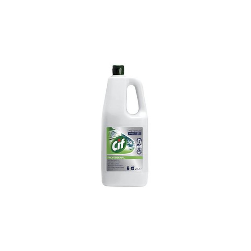 DETERGENTE CIF GEL CON CANDEGGINA PROFESSIONAL 2L 101107559 Detergente in crema per bagni e cucine DETERGENTE CIF GEL CON CANDEGGINA PROFESSIONAL 2L 101107559 Detergente in crema per bagni e cucine