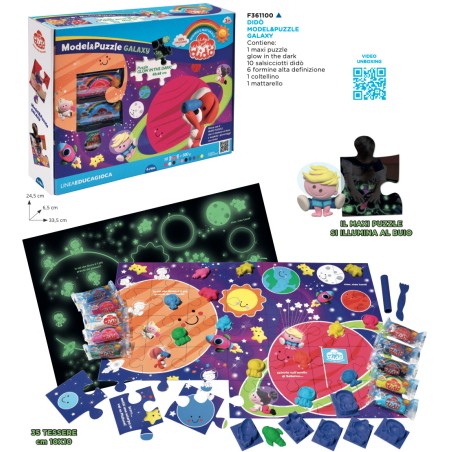1 - Pasta da modellare Dido' Scatola Model & Puzzle Galaxy Fila 3611
