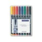 STAEDTLER Penna Lumocolor permanente punta media 317 8 colori STAEDTLER Penna Lumocolor permanente punta media 317 8 colori