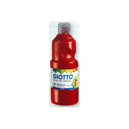 1 - FILA Tempera Pronta GIOTTO Flacone da 500 mL Rosso Scarlatto 5328