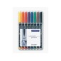 STAEDTLER Penna Lumocolor permanente punta fine 318 8 colori STAEDTLER Penna Lumocolor permanente punta fine 318 8 colori