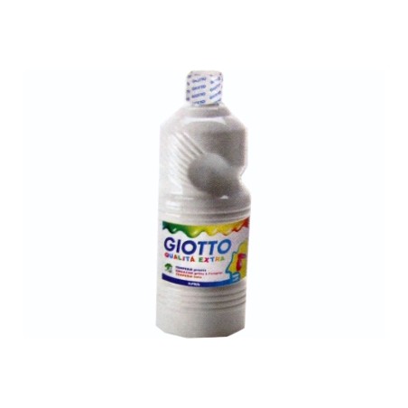 1 - FILA Tempera Pronta GIOTTO Flacone da 1 Litro Bianco 5334