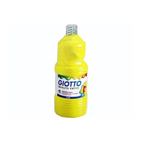 1 - FILA Tempera Pronta GIOTTO Flacone da 1 Litro Giallo Primario 5334