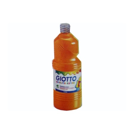 1 - FILA Tempera Pronta GIOTTO Flacone da 1 Litro Arancione 5334