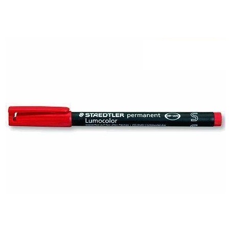 STAEDTLER Penna Marcatore Indelebile Lumocolor Superfine Rosso Punta 0,4 mm 313/2