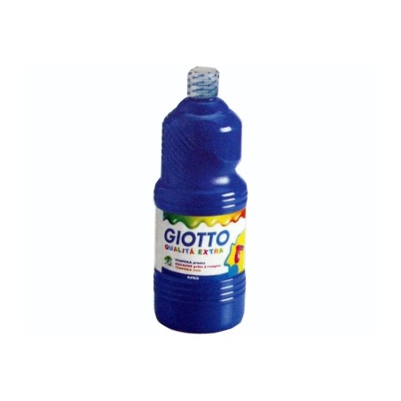 1 - FILA Tempera Pronta GIOTTO Flacone da 1 Litro Blu Oltremare 5334