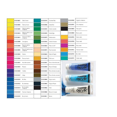 1 - CANSON DALER ROWNEY Tempera ACRYL Colori Acrilici GRADUATE 120 mL Verde Vescica D123120375