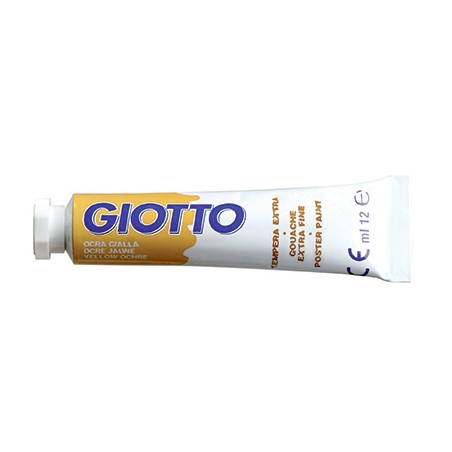 1 - FILA Colore a Tempera GIOTTO Tubetto 12 mL Giallo Ocra 21 3520