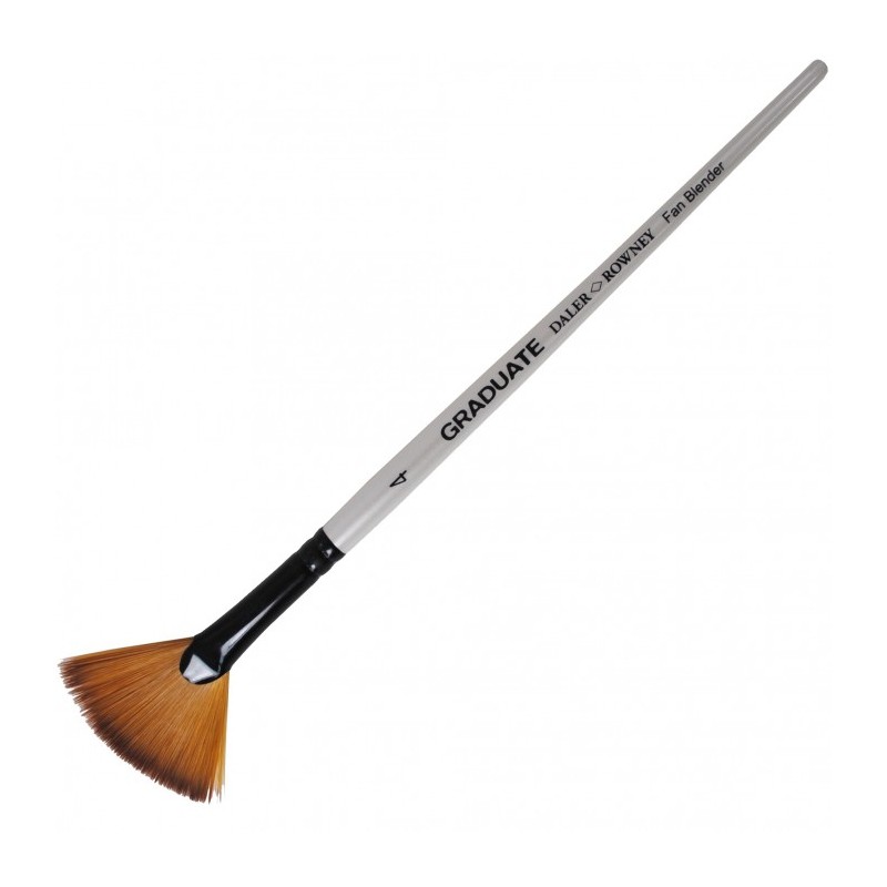 Daler-Rowney Graduate pennello sintetico a ventaglio manico corto n. 4 D212147004 Daler-Rowney Graduate pennello sintetico a ventaglio manico corto n. 4 D212147004
