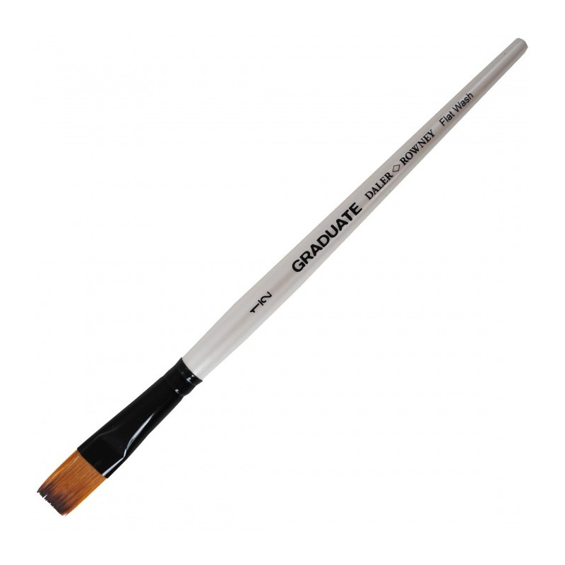 Daler-Rowney Graduate pennello sintetico lavis piatto manico corto n. 1/2 D212155050 Daler-Rowney Graduate pennello sintetico lavis piatto manico corto n. 1/2 D212155050