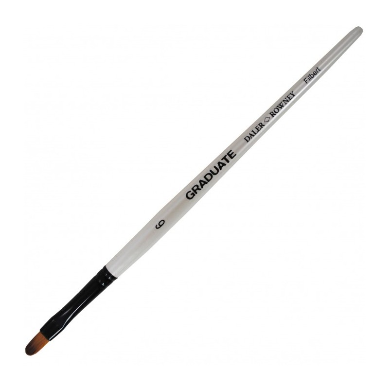 Daler-Rowney Graduate pennello sintetico lingua di gatto manico corto n. 6 D212167006