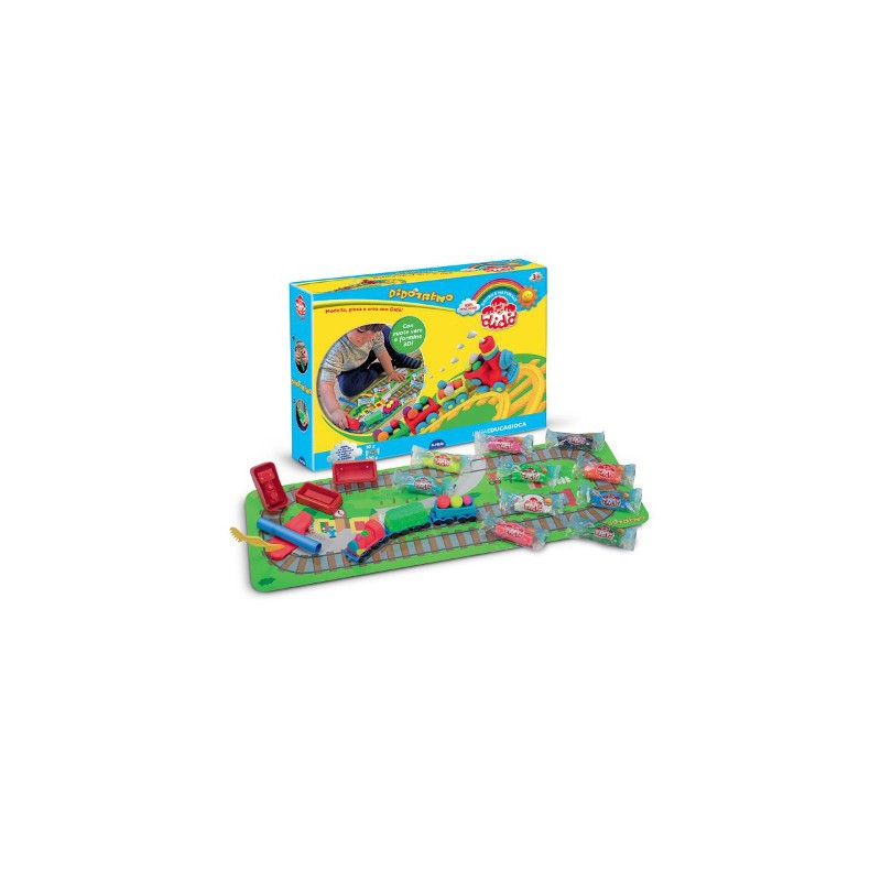 Didò Treno Ciuf Ciuf kit pasta modellabile 10 salsicciotti 350900 Didò Treno Ciuf Ciuf kit pasta modellabile 10 salsicciotti 350900