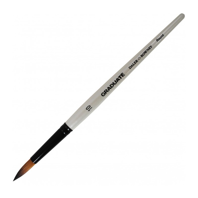 Daler-Rowney Graduate pennello sintetico tondo manico corto n. 10 D212185010