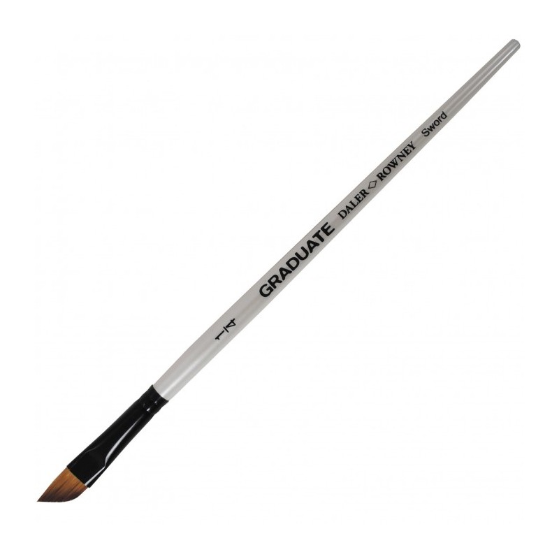 Daler-Rowney Graduate pennello sintetico obliquo manico corto n. 1/4 D212100025 Daler-Rowney Graduate pennello sintetico obliquo manico corto n. 1/4 D212100025