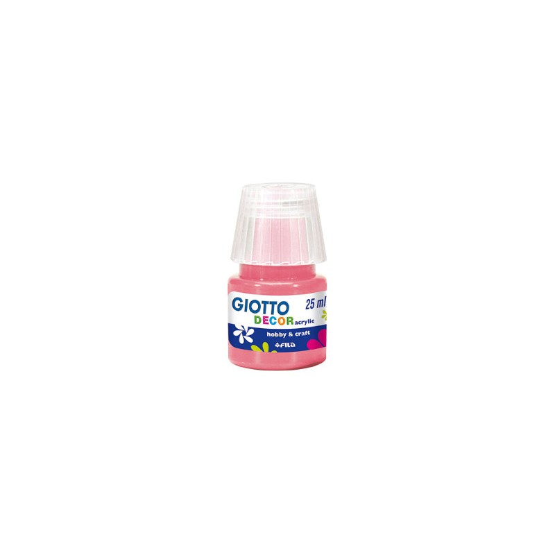 FILA Colori a Tempera GIOTTO Decor Acrilici 25 mL Rosa Pesca 538106 FILA Colori a Tempera GIOTTO Decor Acrilici 25 mL Rosa Pesca 538106