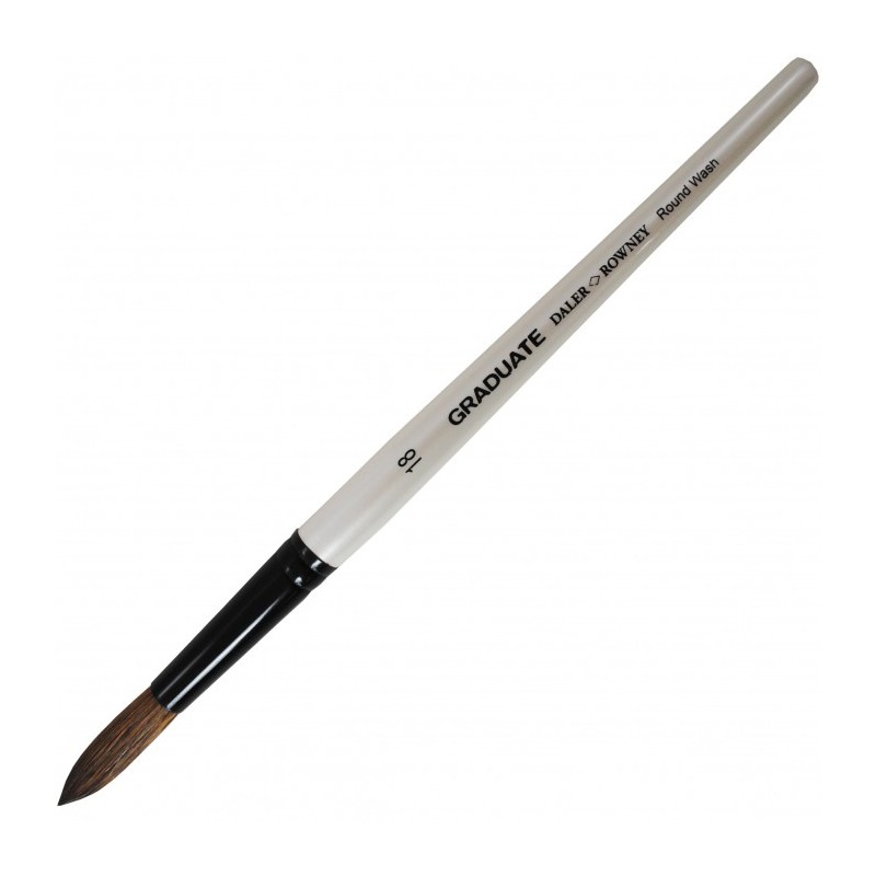 Daler-Rowney Graduate pennello pelo di pony e sintetico lavis tondo n. 18 D212189018 Daler-Rowney Graduate pennello pelo di pony e sintetico lavis tondo n. 18 D212189018