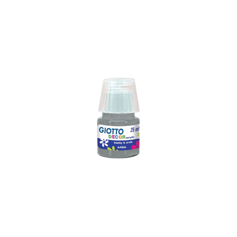 FILA Colori a Tempera GIOTTO Decor Acrilici 25 mL Argento 538150 FILA Colori a Tempera GIOTTO Decor Acrilici 25 mL Argento 538150