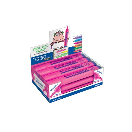 FILA Evidenziatore Fluo Tratto Video Fucsia 12 Pezzi 830207