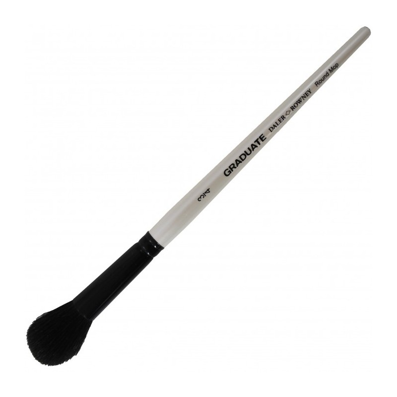 Daler-Rowney Graduate pennello pelo di capra scuro bombasino ovale n. 3/4 D212188075