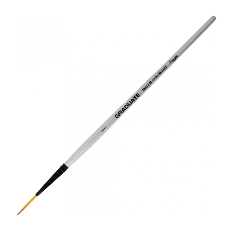 Daler-Rowney Graduate pennello sintetico punta lunga manico corto n. 1 D212130001 Daler-Rowney Graduate pennello sintetico punta lunga manico corto n. 1 D212130001