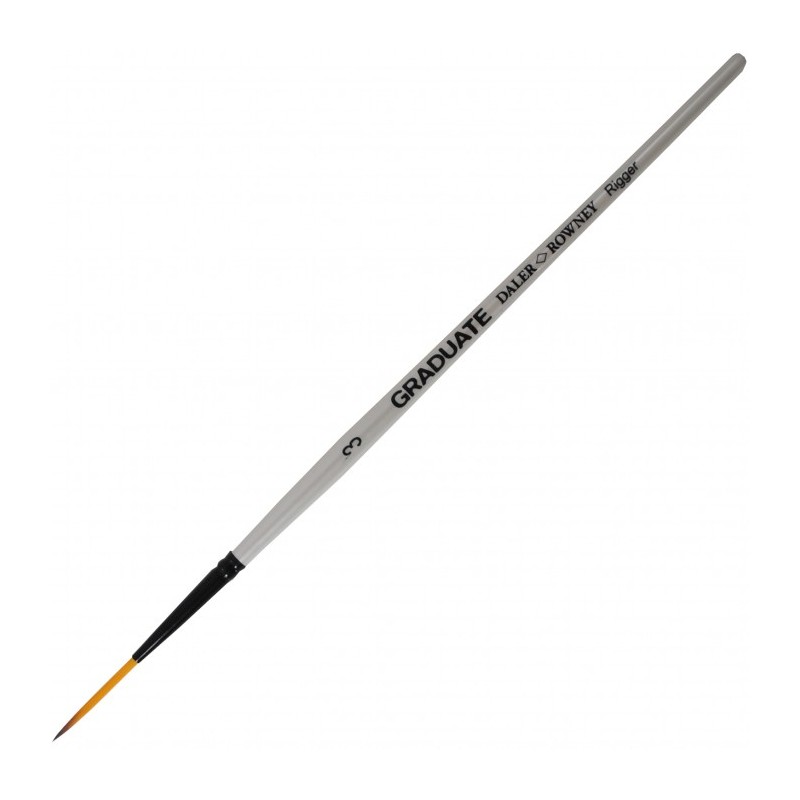 Daler-Rowney Graduate pennello sintetico punta lunga manico corto n. 3 D212130003