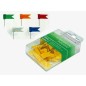 20 bandierine segnaletiche a spillo Lebez, colore giallo - 269-G 20 bandierine segnaletiche a spillo Lebez, colore giallo - 269-G