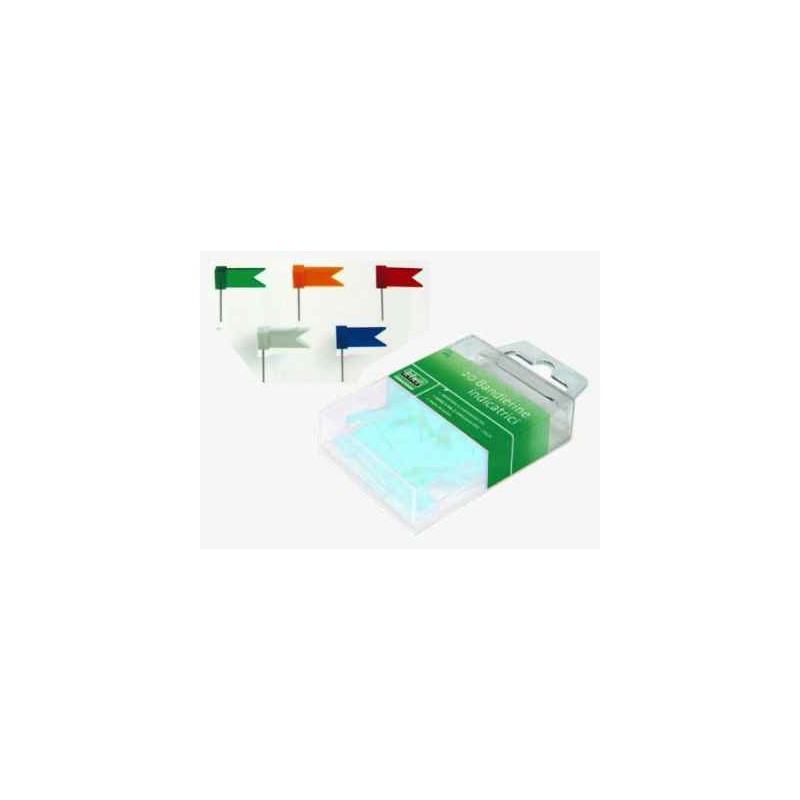 LEBEZ 20 Bandierine Segnaletiche Spilli BIANCO 269-B LEBEZ 20 Bandierine Segnaletiche Spilli BIANCO 269-B