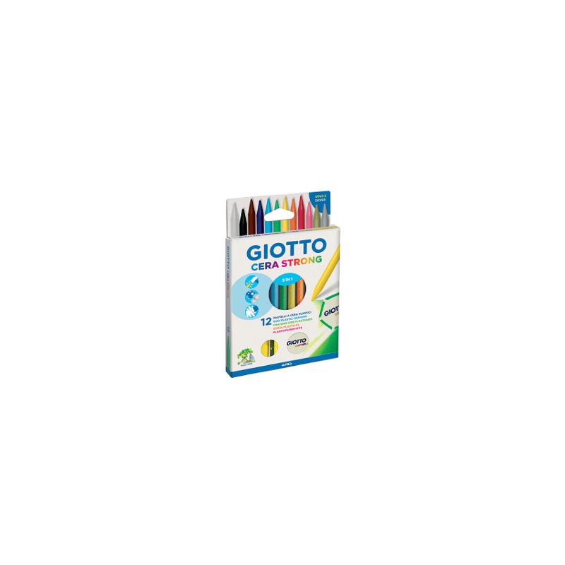 PASTELLI CERA STRONG GIOTTO -12pz 2818 PASTELLI CERA STRONG GIOTTO -12pz 2818