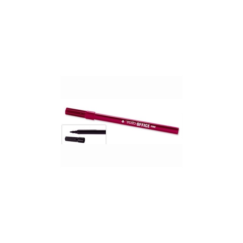 FILA Tratto OFFICE FINE Pennarello a Spirito Punta Fine Rosso 730502