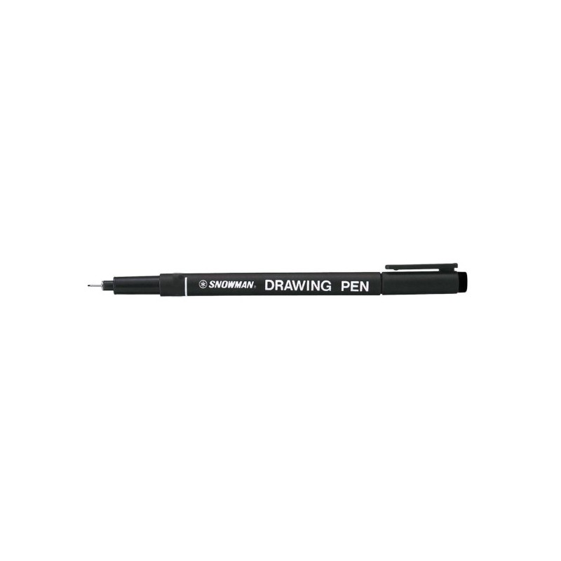 SNOWMAN Penna Graduata Pennino Nero da 0,6 Drawing Pen 12 Pezzi FT700.06 SNOWMAN Penna Graduata Pennino Nero da 0,6 Drawing Pen 12 Pezzi FT700.06
