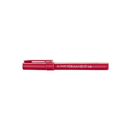 1 - FILA Pennarello Indelebile a Punta Tonda Colore Rosso 732502