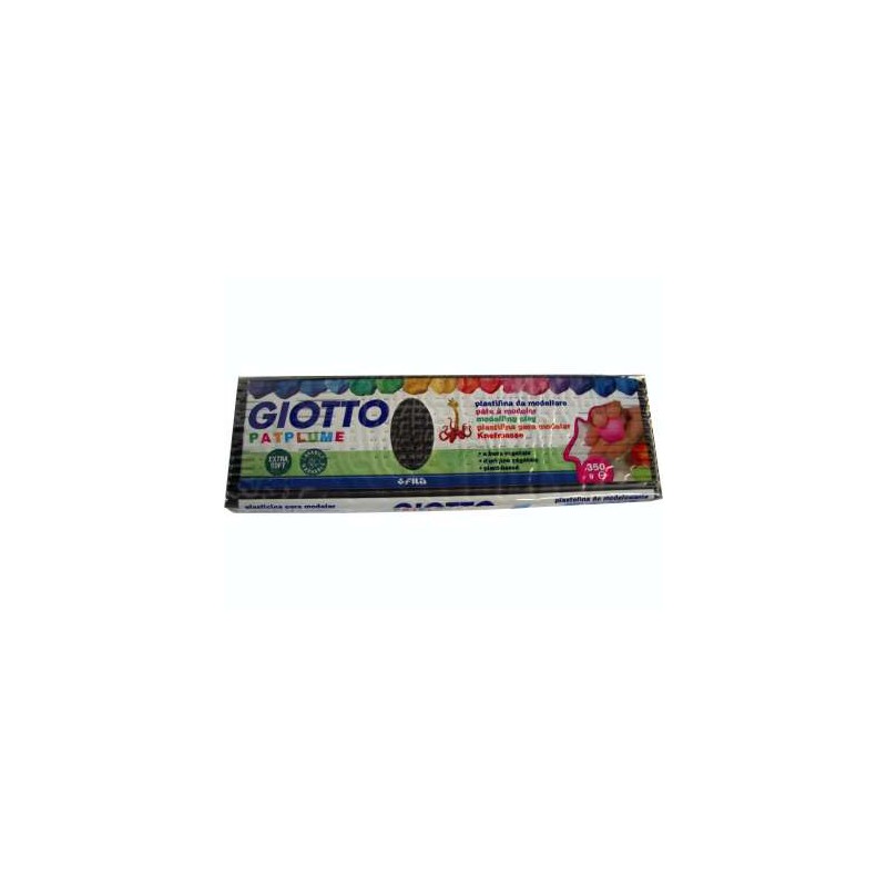 FILA Plastilina Patplume Giotto colore nero 350 gr 510105 FILA Plastilina Patplume Giotto colore nero 350 gr 510105