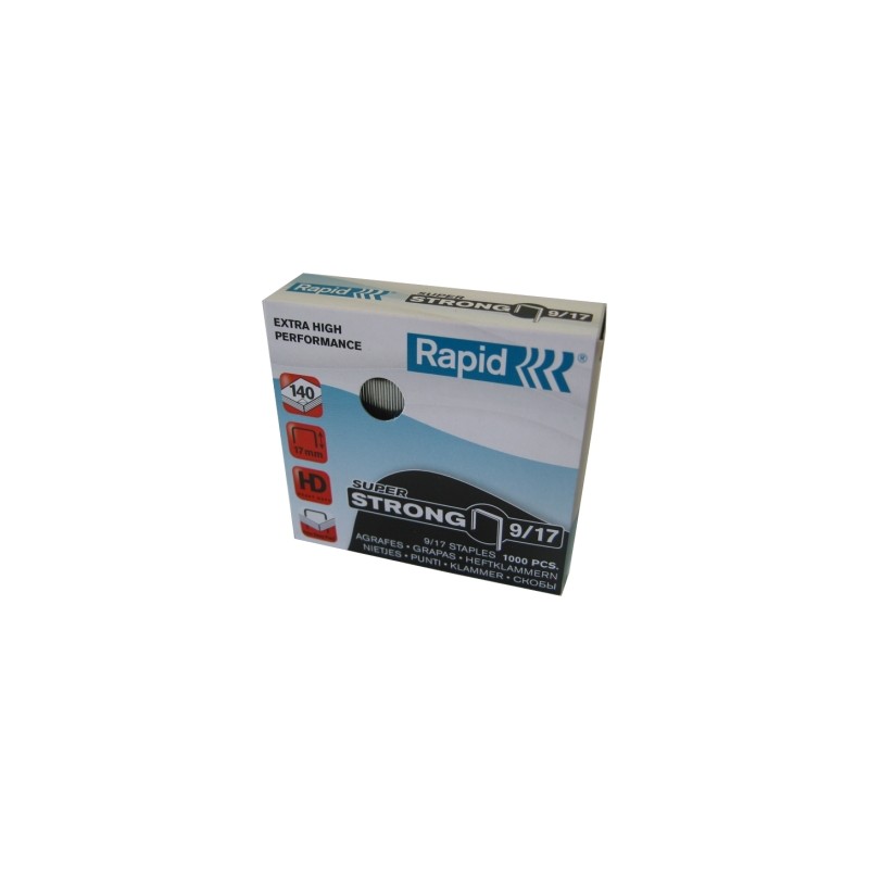1000 pezzi Punti Rapid-Se 9/17 Super Strong 24871600 1000 pezzi Punti Rapid-Se 9/17 Super Strong 24871600