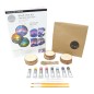 Daler-Rowney Simply Creative set pittura su fette di legno con colori acrilici D196250004 Daler-Rowney Simply Creative set pittura su fette di legno con colori acrilici D196250004