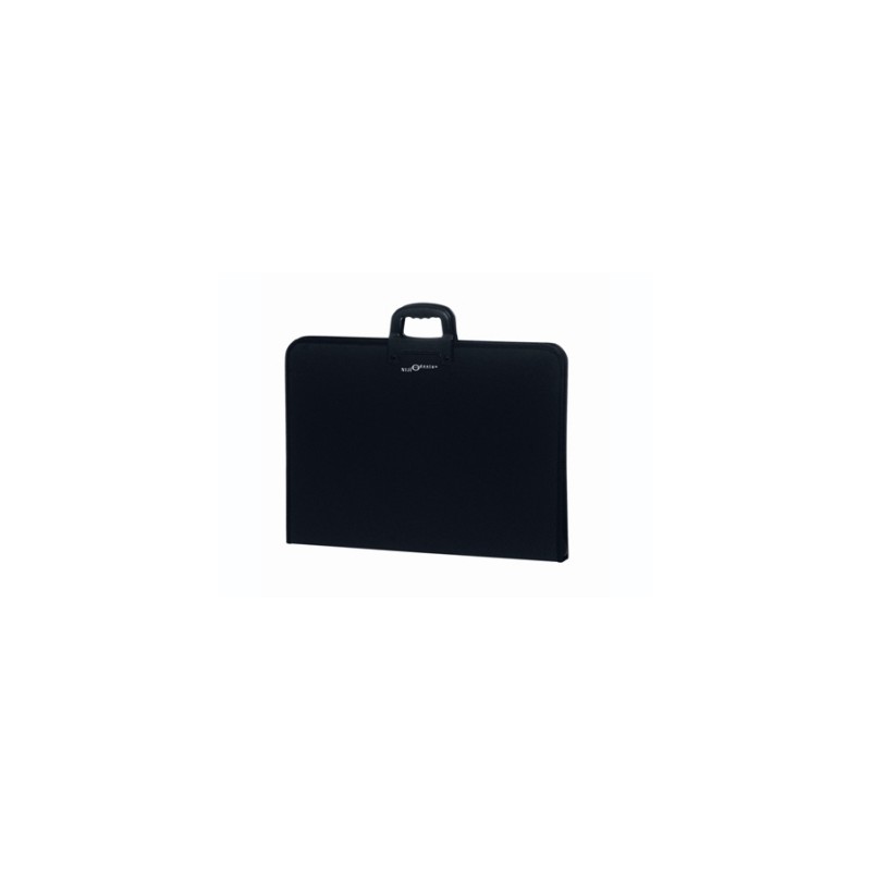 Cartellina portadisegni Niji con manico, colore nero - 3091