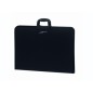 Cartellina portadisegni Niji con manico, colore nero - 3091