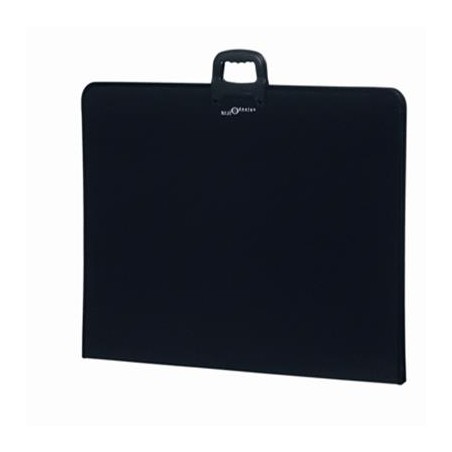 Cartellina portadisegni Niji con manico, colore nero - 3092