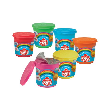 1 - FILA Dido' barattolo piccolo pasta da modellare colorata 220gr 3901/3926