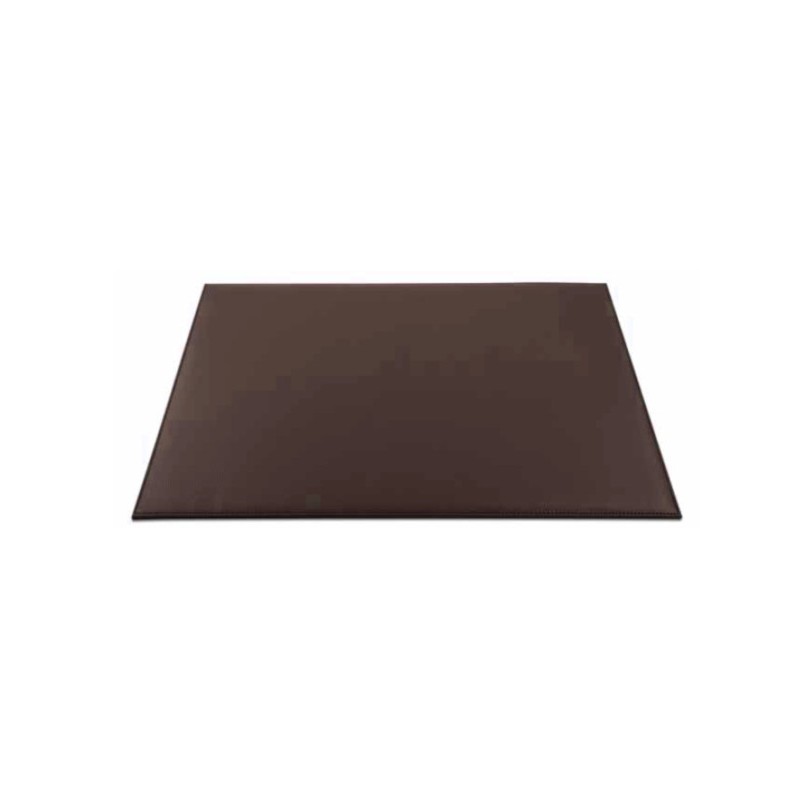 Sottomano da scrivania Niji singolo in ecopelle, 50x35 cm, colore marrone - 61867 Sottomano da scrivania Niji singolo in ecopelle, 50x35 cm, colore marrone - 61867
