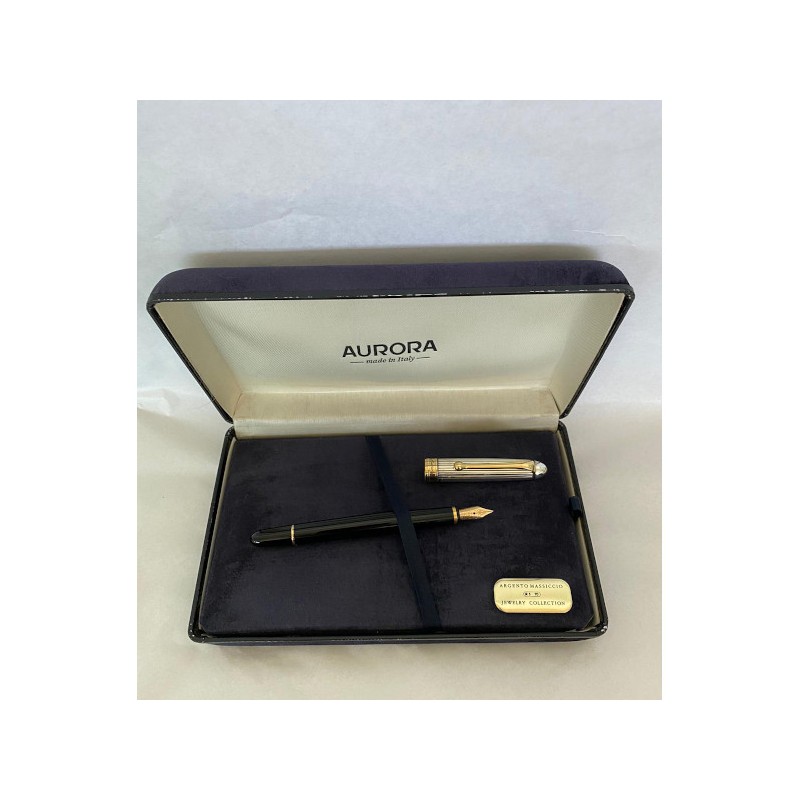 Aurora stilografica Linea 88 814 argento gioiello