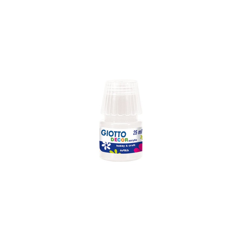 Giotto Decor acrilica colore a tempera bianco 25 ml Giotto Decor acrilica colore a tempera bianco 25 ml