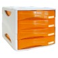 Arda cassettiera Smile 4 cassetti arancione TR15P4PAR Arda cassettiera Smile 4 cassetti arancione TR15P4PAR