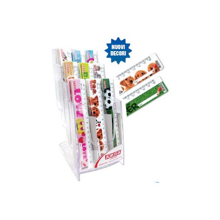 1 - Righello Fantasy con disegni colorati Arda 16 CM 28917