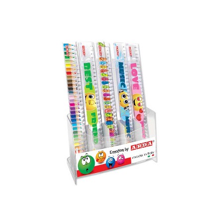 1 - Espositore 24 pz righe Fantasy multicolore 30 CM Arda 28930DESP