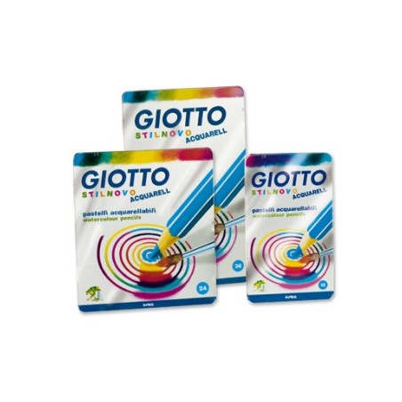 1 - FILA Scatola metallo Pastelli Giotto Stilnovo Acquerelli 36 pezzi 2564