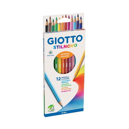 1 - FILA Colori pastello Giotto Stilnovo assortiti 12 pz 2565