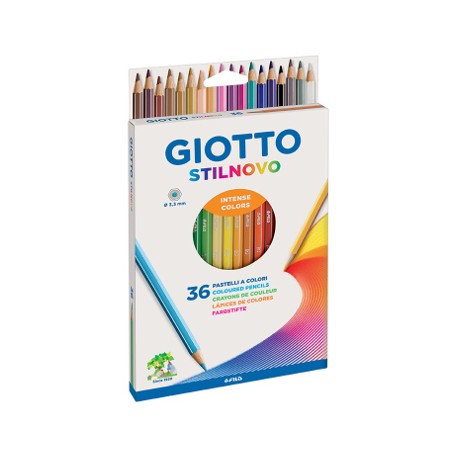 1 - FILA Colori pastello Giotto Stilnovo assortiti 36 pz 2567